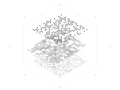 Visual Segmentation alexhohlov design illustration isometric particles xparticles