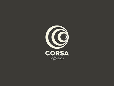 Corsa Coffee branding coffee corsa design illustration logo redeye typography