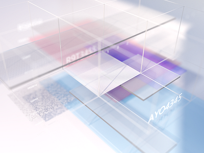 Glassy Lux C4D 3d ai c4d clean glass illustration visual visualization web