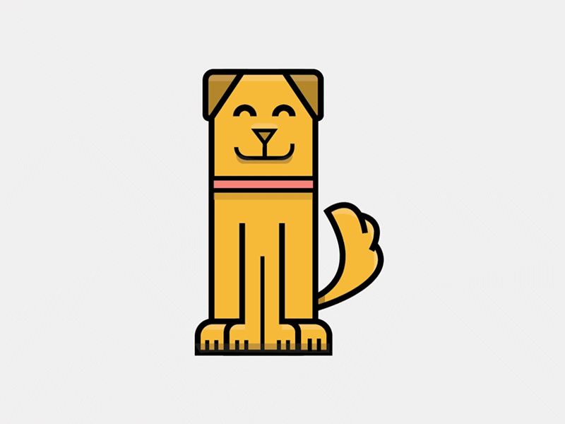 Fetch Dog Icon app dog gif icon minimal