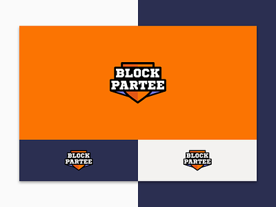 Blockpartee Logo app brand icon identity illustration logo sports ui
