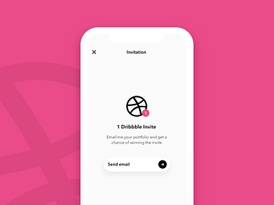 1 Dribbble Invite