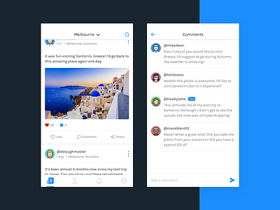 Social Media - UI Challenge