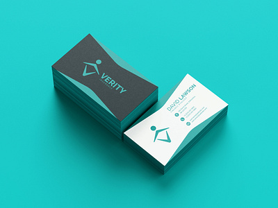 Verity Insurance Business Card branding business card concept design graphic design logo print