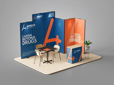 Aperit Pharma Exhibition Concept branding concept corporate corporate identity design exhibition expo graphic design trade show display visual visual identity