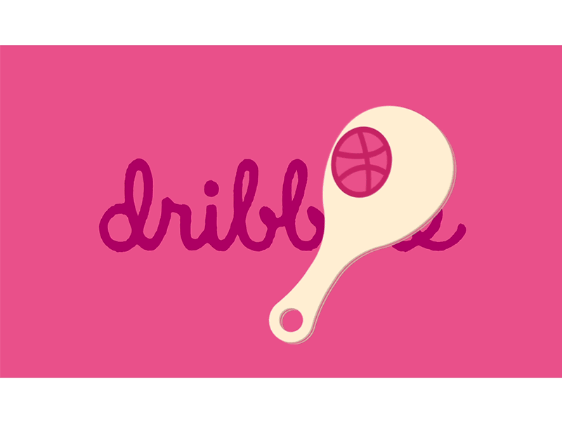Hello Dribbble! debut first paddle ball shot