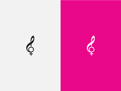 Singchronize A Capella Logo a capella acapella elegant feminism gender minimal music singing temple university treble clef women