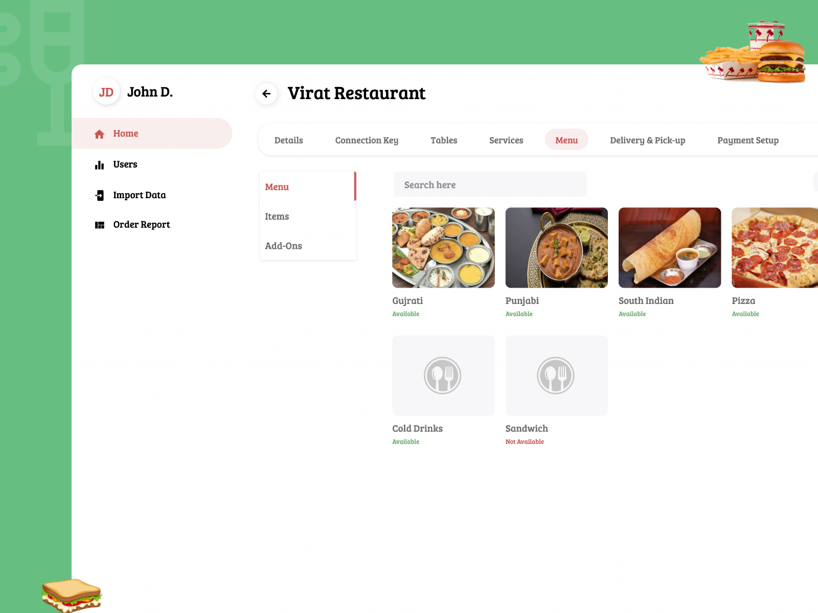 Restaurant Management System UI/UX by Amilek on Dribbble