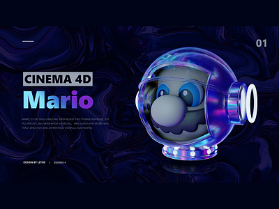 mario c4d design