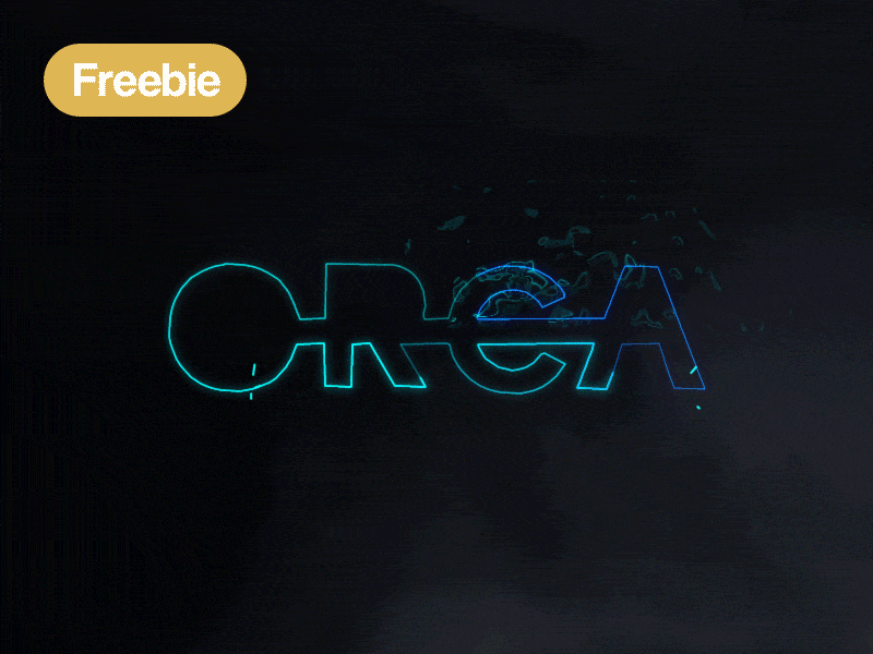 ORCA animation branding daily ui file free landing page logo motion reveal smoke web design wip