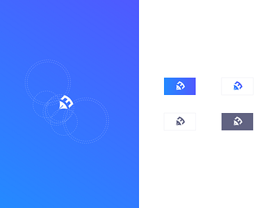 E LOGO design flat icon