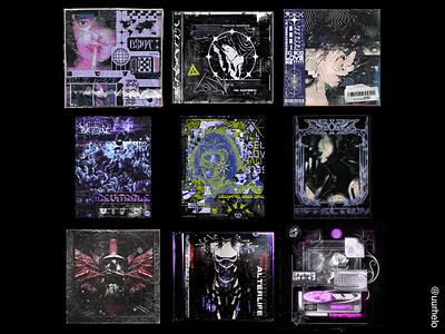 3/4 2022 Artworks album cover artwork graphic design mecha metal music
