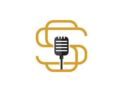 Secret branding interview logo microphone monogram music s ss