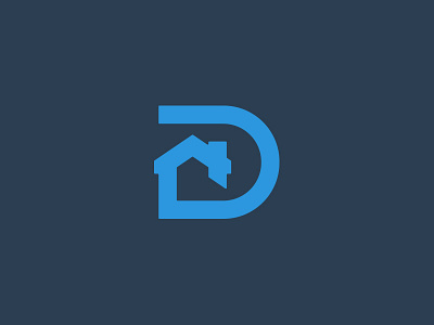 DS Realtor d house logo monogram real estate realtor