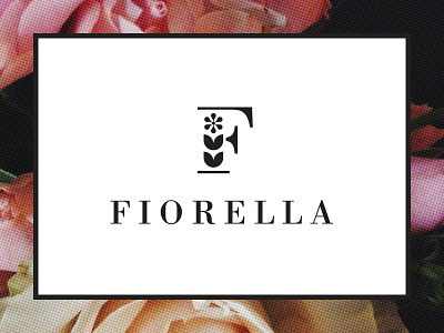 Fiorella Logo bodoni floral flowers logo