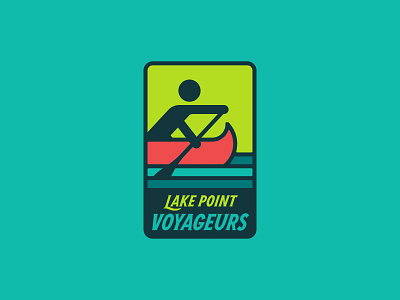 Lake Point — Merit Badge canada canoe explore merit badge patch voyageurs