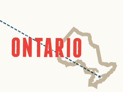 Ontario alberta canada map ontario travel