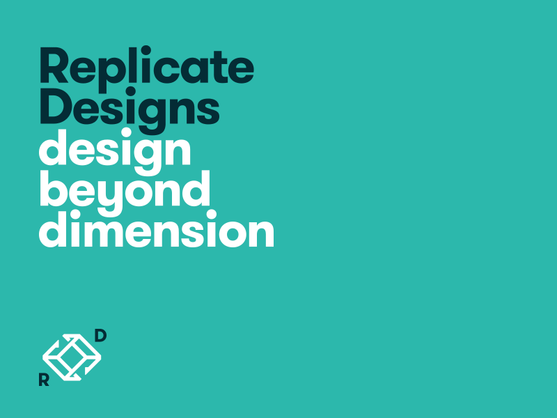 Replicator branding design gif logo replicate