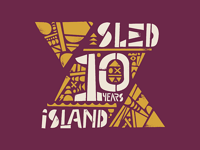 Sled Island – 10 Years apparel calgary festival music sled island tote tshirt