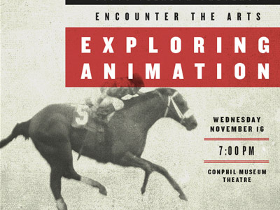 Exploring Animation animation calgary horse jockey poster