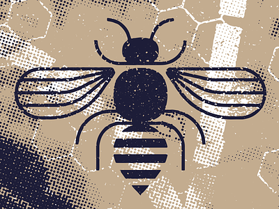 Busy bee busy illustration