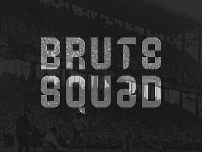 Brute Squad – 2017 baseball brute lettering sports squad type