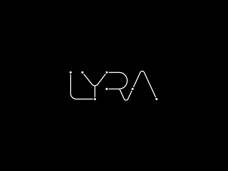 Lyra bicycle bike icons logo lyra mission bicycle wordmark