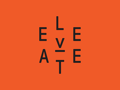 Elevate Typography coffee elevate roasters typography