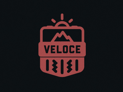 Veloce - Head Badge bike cycling head badge mountain speed sun tire