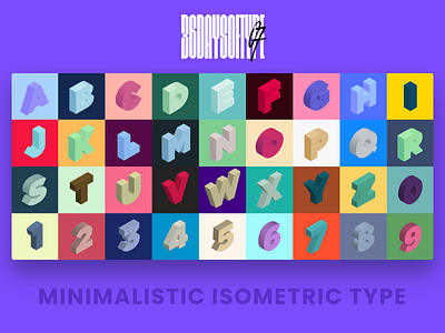 36 Days of Type - 2020 adobe illustrator design design challenge isometric isometric design type design typo typography typography art
