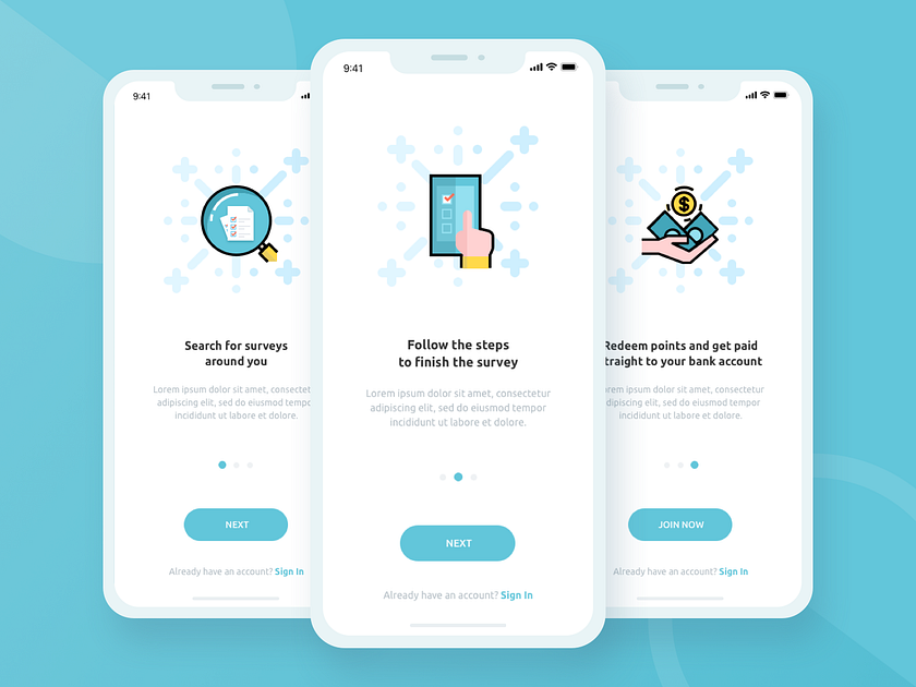 Onboarding Screens by Asep Sobari Misbah on Dribbble