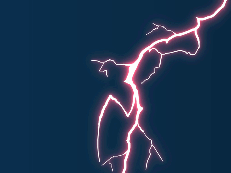Lightning Advanced 2d frame by frame lightning vfx