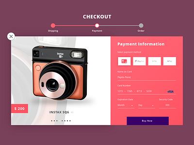 Checkout checkout form checkout process creditcard dailyui dailyui002 design ui