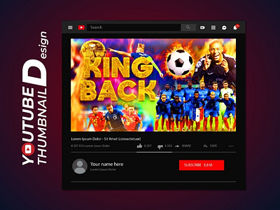 FIFA WORLD CUP YOUTUBE THUMBNAIL DESIGN branding designer effectivedesigner fifawoldcup fifaworldcup graphic design illustration logo photoshop ronaldo tumbnail