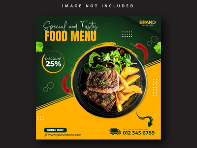 Food Social Media Design chirstmas creatice designer effect flyer food graphic design photoshop social medai design