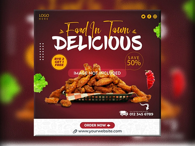 Food Social Media Design