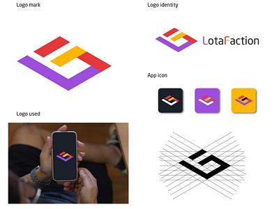 Logo | Branding | Logo folio | LotaFaction Logo | Branding app icon app logo branding corporate logo creative creative logo design designer graphic design illustration logo logo folio lotafaction