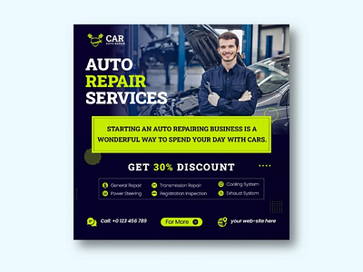 Car Repair Social Media Design | 02