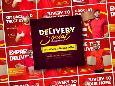 Delivery Social Media Design