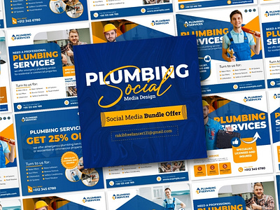 Plumbing Service Social Media Banner