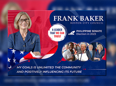 Political Candidates Marketing Material Design-02 banner design branding creative creative design design designer graphic design illustration political design