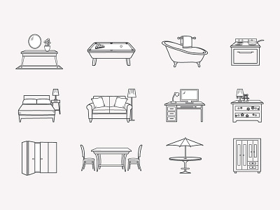 Dream Home App Icons app furniture home icon icons