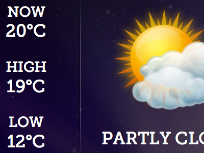 Vancouver Weather Forecast - Current Conditions apple cloud icons mac purple sky sun temperature vancouver weather