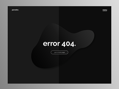 Error404 dailyui design flat ui ux web website