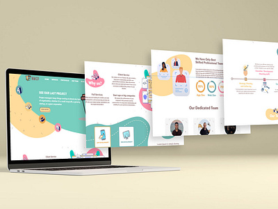 Nomorecoffeeplease website (Desktop) design graphic design illustration logo ui ux