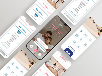 Romantic Studio Brasov UI/UX Mobile