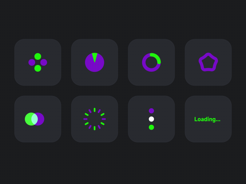 Load animation😊Rotation🧱 3d animation ui