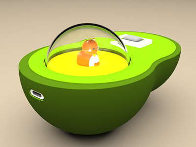 Avo-Cato Lamp 3d animation branding design graphic design illustration logo womp3d