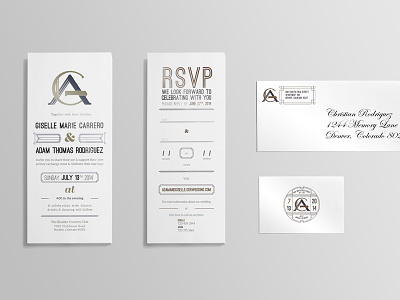 Wedding Invites invites monogram print rsvp wedding wedding invites