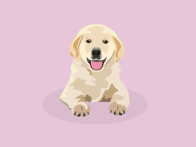 Puppy branding design dog illustration vector